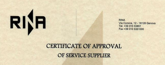 Сертификат RINA